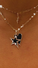 Load and play video in Gallery viewer, &quot;Rockstar&quot; onyx diamond charm

